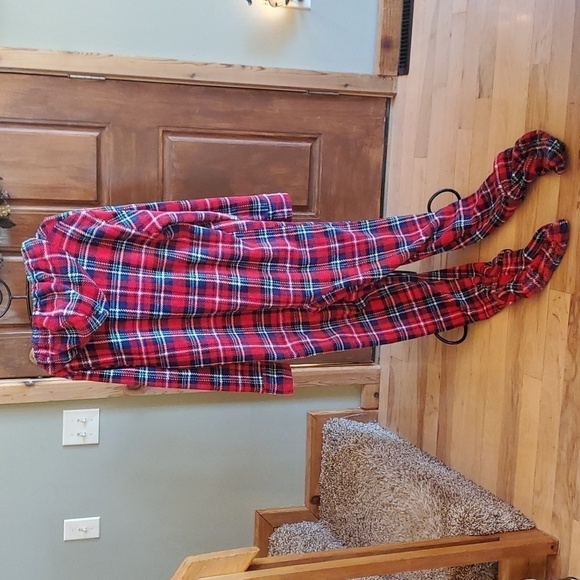 Alexander Del Rossa Fuzzy Footie Oversized Hoodie Attachable Feet Sz M Pajama - Picture 7 of 16